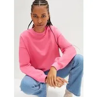 bonprix Sweatshirt Oversize-Passform, aus reiner Baumwolle, elastische Bündchen