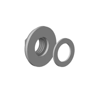 Dornbracht Befestigung mit Dichtungen Ersatzteile 04231001004 D. 45 mm, 1/2" 0423100100490