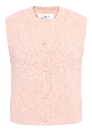 CARTOON - Ärmellose Strickweste pink - Gr. - 36