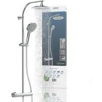 Schütte Duschsäule MADURA FRESH, Höhe 101 cm, inkl. Wasserspardichtung, Sicherheitssperre, Antikalk, höhenverstellb.