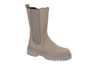 Gabor 91.724 Grau Fango Damen Stiefeletten - Best Fitting, Blockabsatz 2,5cm