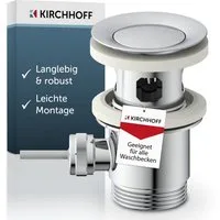 Kirchhoff Ablaufgarnitur Exzentergarnitur, 1 1/4", für Waschtisch