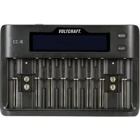 VOLTCRAFT VOLTCRAFT CC-8 Rundzellen-Ladegerät LiIon, LiFePO, NiMH, NiCd A, Migno Rundzellen-Lader