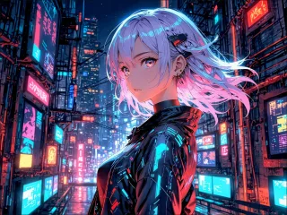 Keilrahmenbild MANGA GIRL I