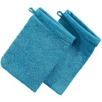 Erwin Müller Waschhandschuh Waschhandschuh "Heidelberg" 2er-Pack, Frottier, Walk-Frottier Uni
