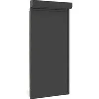 vidaXL Fensterladen Rollladen Anthrazit 100 x 210 cm Aluminium und Polyurethan, BxH: 210x210 cm, (1-St)