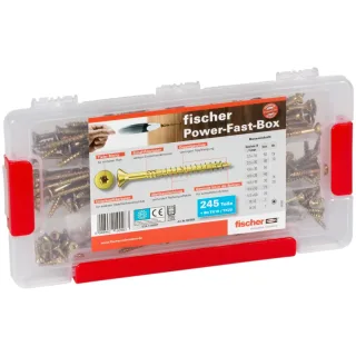 Fischer PowerFast Sortimentsbox, 245 teilig - 667005