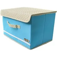 Yudu Aufbewahrungsbox Textil-Organizer Aufbewahrungsbox Box mit Klappdeckel