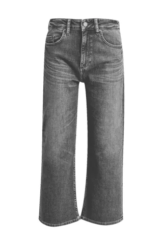 Smith&Soul - Denim Sina Wideleg grey denim - Gr. - 30.5