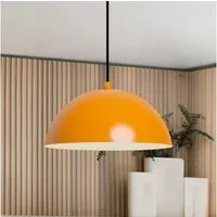 Bamyum Pendelleuchte Bamyum Hängelampe Vintage Ø26 cm E27 Metall Lampe, ohne Leuchtmittel