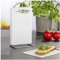 mucHome Schneidebrett 7-teiliges Frühstücks-Set 6 Schneidebretter mit verchromten Ständer, (7-St)