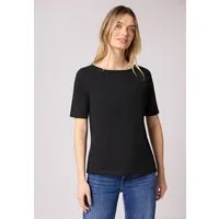 STREET ONE T-Shirt mit U-Boot-Ausschnitt