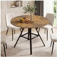 Bealife Esstisch Esstisch Runder mit Stauraum, für 4-6 Personen, R=100/120 cm