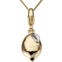 Firetti Charm-Einhänger Schmuck Geschenk Gold 375 Halskette Charmarmband Gold-Charm Zitrone