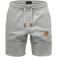 Amaci&Sons Sweatshorts DEVON Shorts Herren Bermuda Sweat Short Hose Regular Fit mit Patch