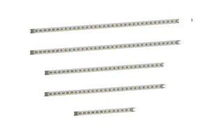 Keuco LED-Satz L1 13606 Ersatzteil SPS 90105 1190+560mm Gesamtlänge 3000K/24V, 90105000032 90105000032