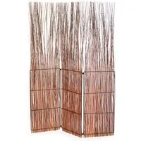 DESIGN DELIGHTS Paravent Raumteiler "NATURE" Paravent aus Weidenholz mit Rinde naturbelassen