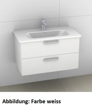 Artiqua 412 Waschtischunterschrank für Softmood T0558, Riviera Eiche quer NB, 412-WU2L-I35-7180-438 412-WU2L-I35-7180-438