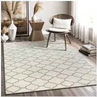 Sanat Teppich Boho 8202, rechteckig, Höhe: 10 mm, Kurzflor, robust, Boho, Scandic, für Fussbodenheizung geeignet