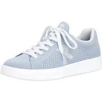 Rieker Sport Plateausneaker Slip-on Sneaker, Halbschuh, Freizeitsneaker mit aufgesetzter Schnürung