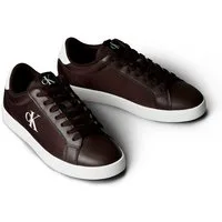 Calvin Klein Jeans CUPSOLE LACE UP PU MG Sneaker Schnürschuh, Halbschuh, Freizeitsneaker, Casual-Schnürer mit CK-Logo