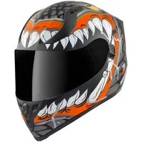 Bogotto Motorradhelm V128 Naga Helm, integriertes Sonnenvisier