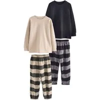 Next Pyjama Karierte Pyjamas aus Webstoff im 2er-Pack (4 tlg)