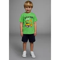 KIDSWORLD Shirt & Shorts 2tlg. Set T-Shirt+Sweatbermudas (Spar-Set, 2-tlg., 2) BOYS AT WORK
