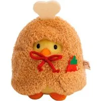 Nici Kuscheltier mymochi, Set Küken Tschieps 8 cm mit Chilisoße und Hähnchenkeulekostüm