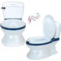COIL Toilettentrainer Toilettentrainer, Kindertoilette, Lerntöpfchen, Kinderklo, Babytopf, Sound, mit Spülgeräusch, Gewebebehälter, abnehmbare Schüssel