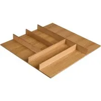 nobilia® Besteckeinsatz nobilia Zubehör, aus hochwertiger Eiche Massivholz, in vier Breiten