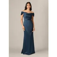 Adrianna Papell Abendkleid Layered Bodice Gown Anmutiges und raffiniertes Abendkleid aus edlem Satin