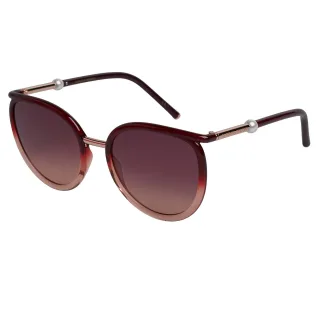 Damen Runde Sonnenbrille mit Metallbrücke HER0077/S