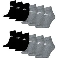 PUMA Sportsocken PUMA Quarter Socken Sneaker knöchelhoch für Damen Herren 12er Pack (12er Pack) Logoschriftzug