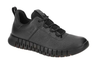 Ecco 52522401001 Gruuv Men's GTX Halbschuhe Schwarz Reflective Fersenkappe