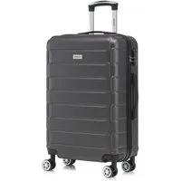 YONSLY Trolley Hartschalen-Trolley Hartschalenreisekoffer mit Zahlenschloss, 4 Rollen, Wasserabweisend Kratzfest Robust