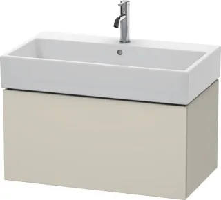Duravit L-Cube Waschtischunterbau wandhängend Flanell Grau Seidenmatt 784x459x394 mm - LC617709090 LC617709090