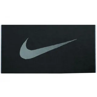 Nike - Sport-Handtuch, Mit großem Logo (Schwarz/Grau)