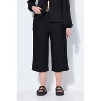 Studio Untold Schlupfhose Culotte Wide Legs Jersey mit Struktur