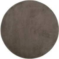 Gözze Badematte Rio Premium, Höhe 18 mm, rutschhemmend beschichtet, schnell trocknend, fußbodenheizungsgeeignet, Polyester, rund, Badteppich, Uni Farben, waschbar, rechteckig & rund erhältlich