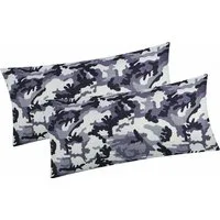 Heubergshop Kissenbezug, (2 Stück), 2er Set 40x80cm - Camouflage Tarnmuster 100% Baumwolle (KY-200-3)