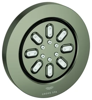 GROHE Seitenbrause 26801 Rainshower Aqua rund 2 Strahl 3,3 l/min satin graphite, 26801MG0 26801MG0