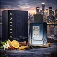 Marc Joseph Paris Eau de Parfum BLUE BLACK PARIS Luxus Herrenduft, Zitrisch, Holzig, Lederig, e100 ml, Hergestellt in Paris, Sehr Langanhaltend, Außergewöhnliche Verpackung