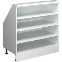 Vicco Kommode Rion, Weiß, 80 x 81.6 cm mit 4 Fächern (1 St)