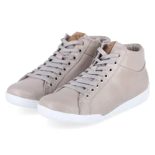 Andrea Conti High Sneaker  Grau - Gr. 37 -  Echt Leder