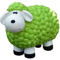 Geschenkestadl Gartenfigur XL Schafe in verschiedenen Farben Gartenfigur