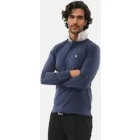 U.S. Polo Assn. Longsleeve USJayson – Herren Langarm Poloshirt mit Logo-Stickerei Mit Flachstrick-Kragen, Knopfleiste und elastischer Baumwollmischung