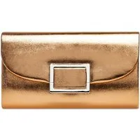 Caspar Clutch TA512 Damen Metallic Abendtasche mit Metalldekor