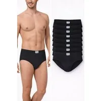 Seher Mensucat Slip Herren Baumwolle Elasthan Unterhosen Basic 6er 10er Pack XS-3XL (Set, 10-St., 6er oder 10er Pack) hoher Tragekomfort