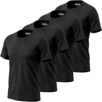 ONLY & SONS T-Shirt (Set) ohne Innenetiketten, mit Nackenband für stabilen Sitz im 4er SPARPACK